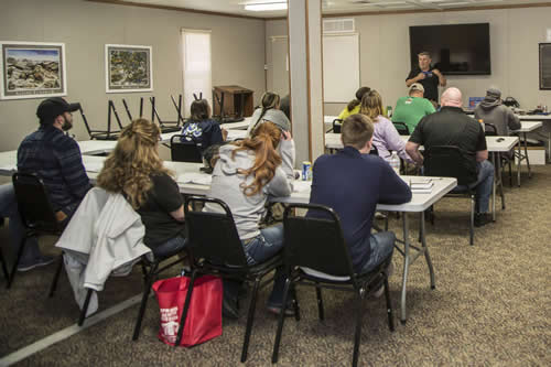 a picture of a Colorado Handgun Safety class